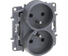Legrand Nlonoe Selection Nest 2 x 2p + su (su anga, varžtai) plienas 762342