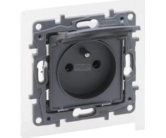 Legrand Nlonoe Selection Nest 2p + su IP44 16A 250V be rainelės, varžtų terminalai plieno 762361