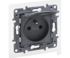 Legrand Niloe Selection Nest 2p + su IP44 16A 250V su anga, varžtų terminalai plieno 762337