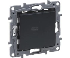 Legrand 762207 Niloe Selection Vieno mygtuko 6A antracitas 762207