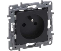 Legrand Niloe Selection Socket 2p+su 16A 250V (su sklende, automatiniais gnybtais) antracitas 762225