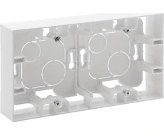 Legrand Paviršiaus montuojama dėžutė Legrand Niloe Step 863198 dviguba balta
