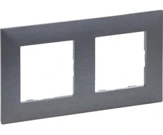 Legrand 863992 Niloe Step dvigubas rėmas 2x šlifuoto plieno 863992