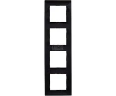 Legrand Niloe Step - keturvietis rėmelis 4x- juodos spalvos 863594