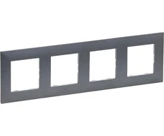 Legrand Niloe Step Keturkampis rėmelis 4x šepečiu plienas 863994