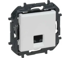 Legrand „Niloe Step“ RJ45 lizdas, 5e kat. UTP, baltos spalvos 863159B