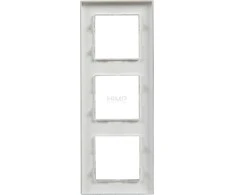 Legrand Niloe Step - trigubas rėmelis 3x- plieno spalva 863493