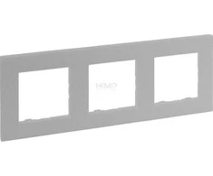 Legrand Niloe Step - trigubas 3x- aliuminio spalvos 863393