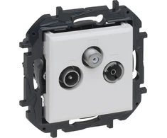 Legrand „Niloe Step“ TV-R-SAT lizdas, 10 db - balta spalva 863179B