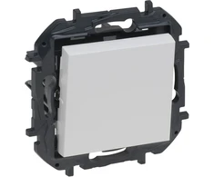 Legrand „Niloe“ žingsninis kryžminis jungiklis 10A - baltas 863107B