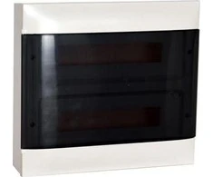 Legrand Rozdzielnica modułowa natynkowa PRACTIBOX S 2x18 drzwi skaidrus 137437