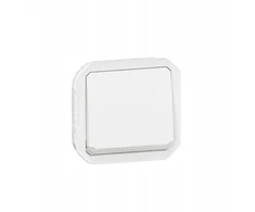 Legrand 069627L NAUJAS PLEXO 55 Dviejų polių jungiklis 10 AX mechanizmas - 250V AC baltas 069627L