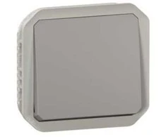 Legrand NAUJAS PLEXO 55 mygtuko jungiklis 1NO+1NC mechanizmas 10A - 250V AC pilkas 069541L