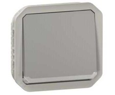 Legrand 069513L NAUJAS PLEXO 55 Laiptų jungiklis su apšvietimu, mechanizmas 10 AX - 250V AC, pilka 069513L