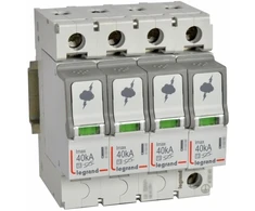 Legrand 412233 Viršįtampių iškroviklis C tipas 2 4P 40kA 2,1kV IT-440V ON 300 IT 230/440V~ 412233