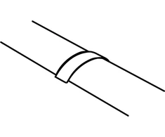 Legrand 032803 Jungties dangtelis 92 mm, akmens pilkumo, DLP 92x20 032803