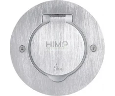 Legrand POKRYWA GNIAZD POJEDYNCZA OKRĄGŁA INOX - 089701