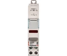 MYGTUKINIS JUNGIKLIS PAVIENIS MONOSTABILUS SU LEMPUTE LE-412940 1X NC 20 A LEGRAND