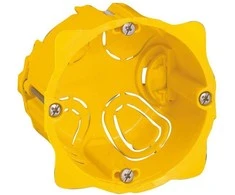 Legrand 080051 Puszka 67mm p/t regips 50mm geltona Batibox 080051