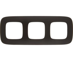 Legrand VALENA ALLURE trigubas rėmas, matinė juoda (754403)