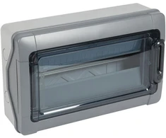 Legrand Rozdzielnica hermetyczna 1x18 natynkowa Plexo3 PV dla instalacji fotowoltaicznych 1000V DC IP65-IK09 klasa II 414035