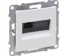 Kompiuterio lizdas be rėmelio LEGRAND SUNO, 1 x RJ45, baltos sp.