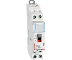Legrand modulinis kontaktorius 25A 2NO 0R 230V AC su rankiniu valdymu - 412544
