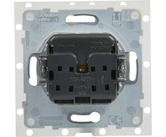 Legrand SUNO - lizdas 2P + Z IP44 - 16 A - 250 V ~ - automatinis terminalai - su rainelė, Balta - Legrand 721186 Himp