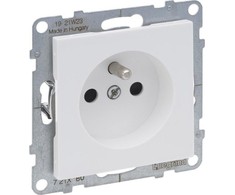 Legrand SUNO - 2P + Z lizdas su diafragma - 16 A - 250 V ~ - automatinis terminalas, Balta - Legrand 721180 Himp