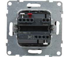 Legrand SUNO - Roletų jungiklis - 6 AX - 250 V~ - 3 padėtys: aukštyn, žemyn, stabdymas - tiesioginis roletų valdymas, juodas - Legrand 721439 hep