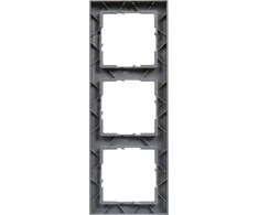Legrand SUNO Three- time aliuminio rėmelis 721513