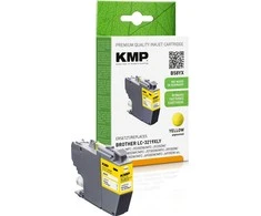 Legrand Tusz KMP KMP B58YX rašalo kasetė, geltona, su Brother LC-3219XLY