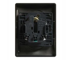 Legrand 756376 VALENA LIFE lizdas 2x2p+su monobloko tipas su užraktu juodas 16A 250V 756376
