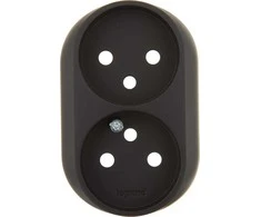 Legrand VALENA MALŪRA Dvivietis lizdo ženklelis 2x2p + su (753998)