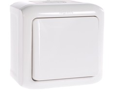 Legrand vieno poliaus mygtukas 6A baltas FORIX (782364)