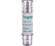 Legrand Cilindro saugiklis 10x38mm 1A AM 500V HPC (013001)