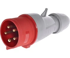 Legrand Portinis kištukas 5P 32A 400V raudona IP44 P17 TEMPRA PRO (555239)