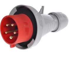 Legrand Portinis kištukas 5P 32A 400V raudona IP67 P17 TEMPRA PRO (555439)