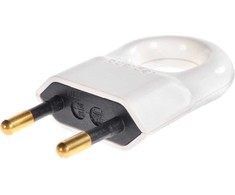 Legrand Wtyczka przenośna Euro 2P 2,5A balta (50310)