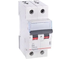 Legrand Jungiklis 2P B 4A 6kA AC S302 TX3 (403382)