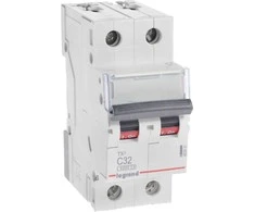 Legrand 403531 Grandinės pertraukiklis 2P C 32A 6kA AC S302 TX3 403531