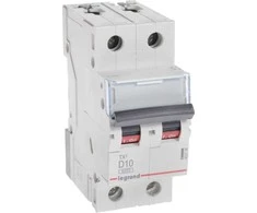 Legrand 403736 Grandinės pertraukiklis 2P D 10A 6kA AC S302 TX3 403736