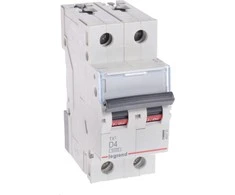Legrand Jungiklis 2P D 4A 6kA AC S302 TX3 (403733)