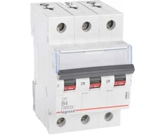 Legrand 403397 Grandinės pertraukiklis 3P B 4A 6kA AC S303 TX3 403397