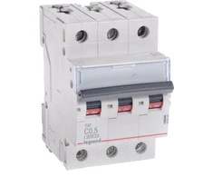 „Legrand“ grandinės pertraukiklis 3P C 0,5 A 6 kA AC S303 TX3 (403536)