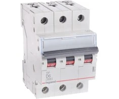 Legrand Jungiklis 3P D 6A 6kA AC S303 TX3 (403751)