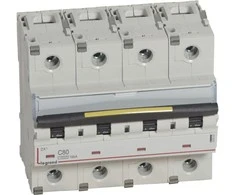Legrand 4P C 80A 10 / 16kA AC S314 DX3 (409362)