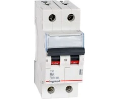 Legrand grandinės pertraukiklis S302 B6 TX3 6A 6kA 403383