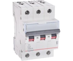 Legrand 403538 Grandinės pertraukiklis 3P C 2A 6kA AC S303 TX3 403538
