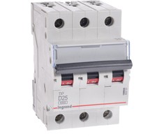 Legrand S303 D25 OFFNMP.6kA TX3